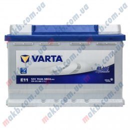 Акумулятор Varta 74Ah R+ 680A Blue Dynamic