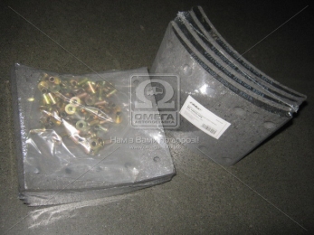 Накладка торм. (компл. на ось) PREMIUM 420х180 1-й рем. BPW, KASSBOHRER, SAF (RIDER)