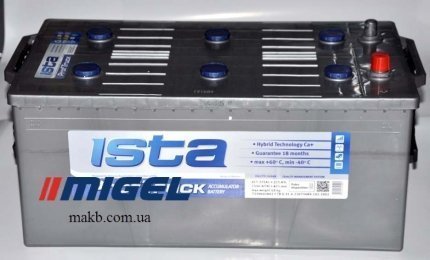 Акумулятор Ista 225Ah L+ 1500A