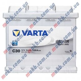 Аккумулятор Varta 54Ah R+ 530A Silver Dynamic