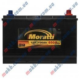 Акумулятор Moratti 100Ah JR+ 850A