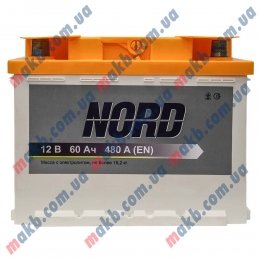Акумулятор NORD 60Ah L+ 480A
