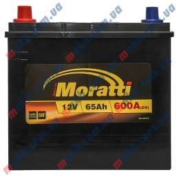 Акумулятор Moratti 65Ah JL+ 600A