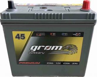 Акумулятор Grom 45Ah JR+ 430A