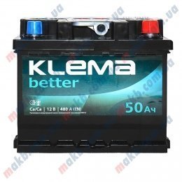 Акумулятор Klema better 50Ah R+ 480A