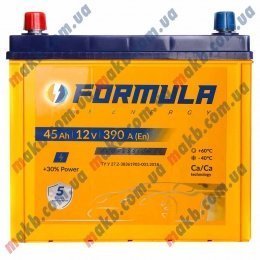 Акумулятор FORMULA 45Ah JL+ 390A