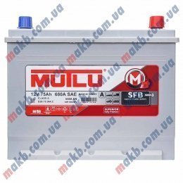Акумулятор Mutlu SFB Technology (Ser3) 75Ah JR+ 680A