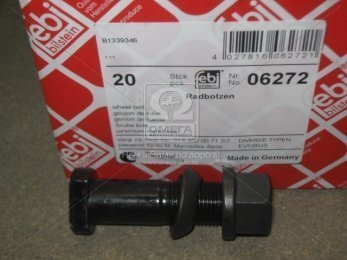 Болт М18х1,5x30x60 колеса MB в сб. з гайкою (вир-во Febi)