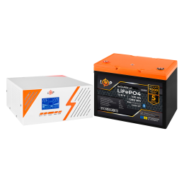 Комплект резервного питания LogicPower B1500 White + литиевая (LiFePO4) батарея 1280Wh