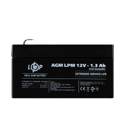 Аккумулятор AGM LPM 12V - 1.3 Ah