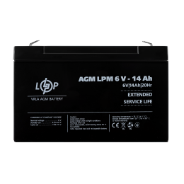 Аккумулятор AGM LPM 6V - 14 Ah