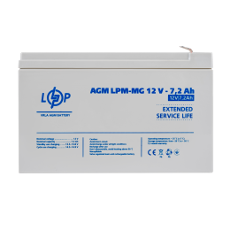 Аккумулятор мультигелевый LPM-MG 12V - 7.2 Ah