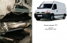 Защита двигателя КОЛЬЧУГА для Opel Movano (1998-2010) 3,0 DCI с кондиционером