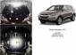 Защита двигателя КОЛЬЧУГА для Hyundai Tucson/IX35 (2011-) 2,4/ZiPoFlex ОАЭ и Корейский рынок