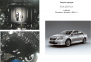 Защита двигателя КОЛЬЧУГА для Toyota Camry XV50 (2011-2017) 3,5i