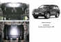 Защита двигателя КОЛЬЧУГА для Toyota Land Cruiser 200 (2007-2017) 4,5D АКПП