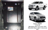 Захист МКПП КОЛЬЧУГА для Mitsubishi Pajero Sport (2015-) 2,4 TDI