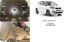 Защита двигателя КОЛЬЧУГА для Kia Picanto (2011-2017) 1,2 МКПП/АКПП