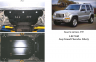 Защита двигателя КОЛЬЧУГА для Jeep Liberty (2001-2008) 3,7 АКПП